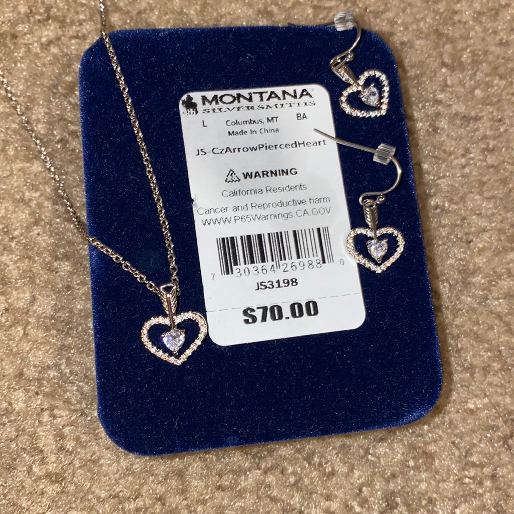Montana Earrings And Necklace 60$